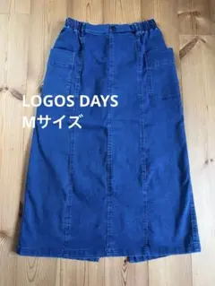 LOGOS DAYS レディース デニムスカート ロングスカート Mサイズ