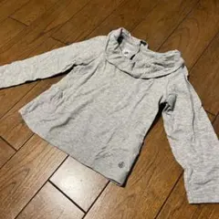 プチバトー　グレー 長袖カットソー　4ans