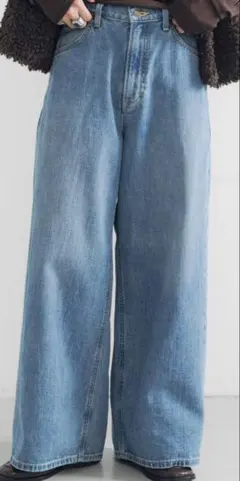Lee101デニム ワイドデニムパンツ　アーバンリサーチのサムネイル
