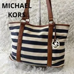 MICHAEL KORS ボーダーキャンバストートバッグのサムネイル