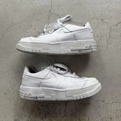 NIKE エアフォース1 ピクセル 厚底 ホワイト 25.5cm スニーカー