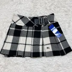 新品タグ付 バーバリーブルーレーベル プリーツスカート ノバチック