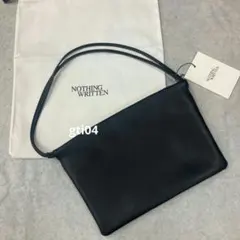 希少 新品タグ付きNOTHING WRITTEN ショルダー ハンドバッグ 黒 - メルカリ