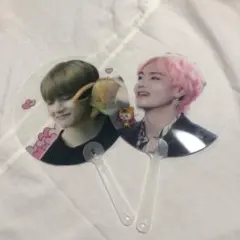 BTS V テテ キムテヒョン　ミニうちわ　2点セット