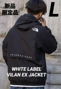【新品】ノースフェイス ヴィランEXジャケット ブラック　黒　L 韓国限定　人気