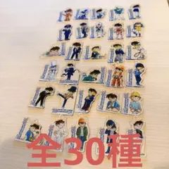 名探偵コナン　連載30周年記念カフェ　アクリルキーホルダー　A・B コンプリート 名探偵コナン 連載30周年記念カフェ アクリルキーホルダー A・B