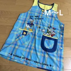 保育士　エプロン　キャラクターエプロン　ドナルドダック　ディズニー　保育園