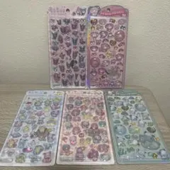 【正規品】うるちゅるポップシール　サンリオ5点セット