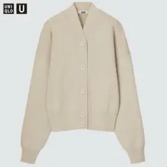 UNIQLO U／ショートカーディガン ／ナチュラル／XL／LL