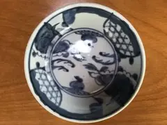 古伊万里　染め付　なます皿