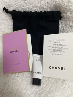CHANEL ÉCLAT PREMIER LA BASE サンプル巾着付き