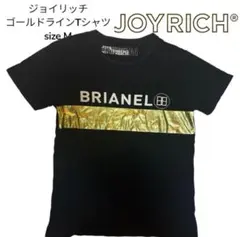 メタリックキラキラ！JOYRICHR ゴールドライン Tシャツ Mのサムネイル
