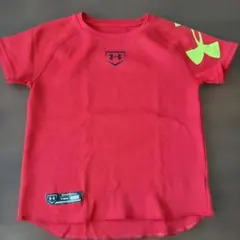 アンダーアーマー　Tシャツ　レッド　YSM