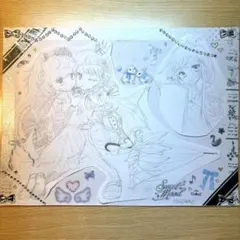 手描き　原画　女の子イラスト　一点物