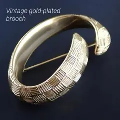 ブローチ レトロ ビンテージ ヴィンテージ ゴールドブローチ 1970-80年代のサムネイル