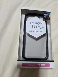 エレコム　 iPhone 14Pro タフスリム　ブラック　カバー　497
