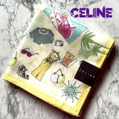 ꕤ︎︎未使用ꕤ︎︎セリーヌ ハンカチ マカダム 馬車 バッグ サンダル ビーチ 夏