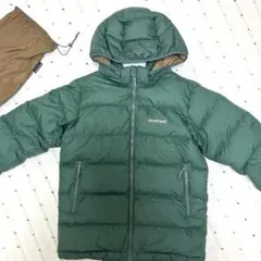 モンベル現行モデル650FPトラベル ダウンKid's150グリーンモンベル