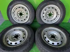 A444 145/80R13 75Q 4本 ホイール付 ダンロップ スタッドレス - メルカリ
