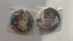 ChroNoiR Blue Memories 叶 缶バッジ　２つセット