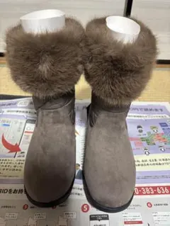 【madras Walk】ボア付きブーツのサムネイル