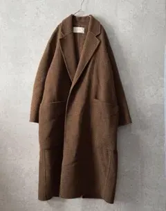 美品✨TODAYFUL オーバーチェックコート　ブラウン　36