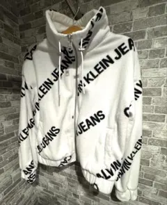 美品　CALVIN KLEIN JEANS フリースジャケット M