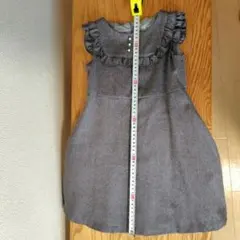 TOCCA グレー ノースリーブワンピース 110