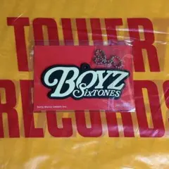 SixTONES BOYZ 初回盤A 特典　ラバーキーホルダー