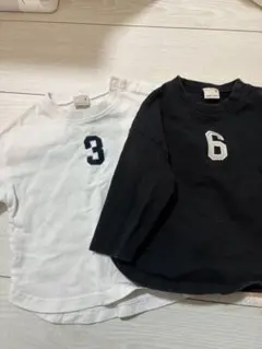Tシャツ 3と6 番号付き 2枚セット