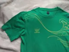 adidas トレフォイル 波柄 Tシャツ グリーンのサムネイル