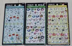 PEANUTS BONBON DROP mini シール 3シートセット