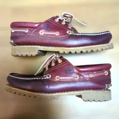 極美品】Timberland 3eye バーガンディ8M - メルカリ