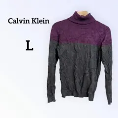 Calvin Klein タートルネック セーター L レディース ニット