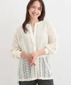 cutie blonde バンドカラーシャツのサムネイル