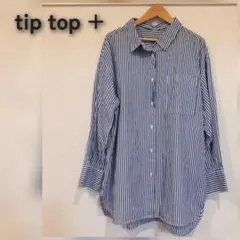 tip top +/ティップトップ ストライプシャツのサムネイル