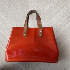 ルイヴィトン　ヴェルニ　リードPM ミニトート　　エナメル　赤