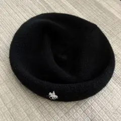 POLO Baby 黒 ベレー帽 46-50cm
