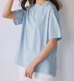 【新品】Tシャツレディース 五分袖 スリット プルオーバー サイドスリット