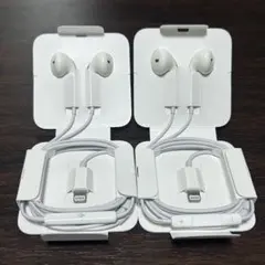 新品 Apple 純正品 iPhone イヤフォン コードタイプ 2本セット