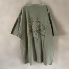 90s USA製 BEETLEHEAD Tシャツ XL相当 グリーン 半袖