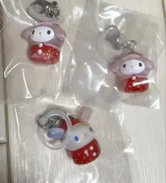 サンリオキャラクターズ いちごめじるしアクセサリー 3個セット
