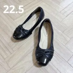 REFRESH WALK ラウンドトゥ パンプス 黒 22.5 コンフォートのサムネイル