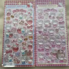 正規品/ボンボンドロップシール/サンリオ ハローキティ(赤、ピンク)2枚セット