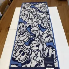 ドナルドダック タオル 青と白