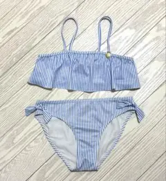 H&M ストライプ柄 セパレート水着 134/140のサムネイル