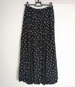 ［美品］アメリカンホリック　水玉フレアロングスカート