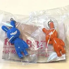 BLACK RABBiT　ブラックラビットめじるしチャーム　シアン＆オレンジ
