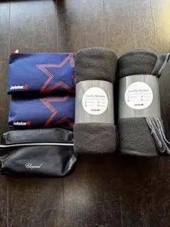 Jetstar Comfy blanket＆アメニティポーチ【オマケ付き】