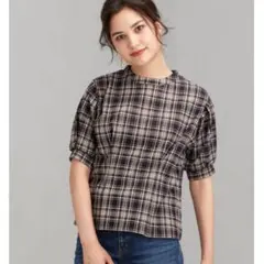 グリーンレーベルリラクシング★チェックカットソー